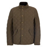 Barbour 01. MENS APPAREL - MENS JACKETS - MENS JACKETS INSULATED Men's Shoveler Quilted Jacket DARK OLIVE
