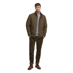 Barbour 01. MENS APPAREL - MENS JACKETS - MENS JACKETS INSULATED Men's Shoveler Quilted Jacket DARK OLIVE