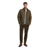 Barbour 01. MENS APPAREL - MENS JACKETS - MENS JACKETS INSULATED Men's Shoveler Quilted Jacket DARK OLIVE