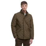 Barbour 01. MENS APPAREL - MENS JACKETS - MENS JACKETS INSULATED Men's Shoveler Quilted Jacket DARK OLIVE