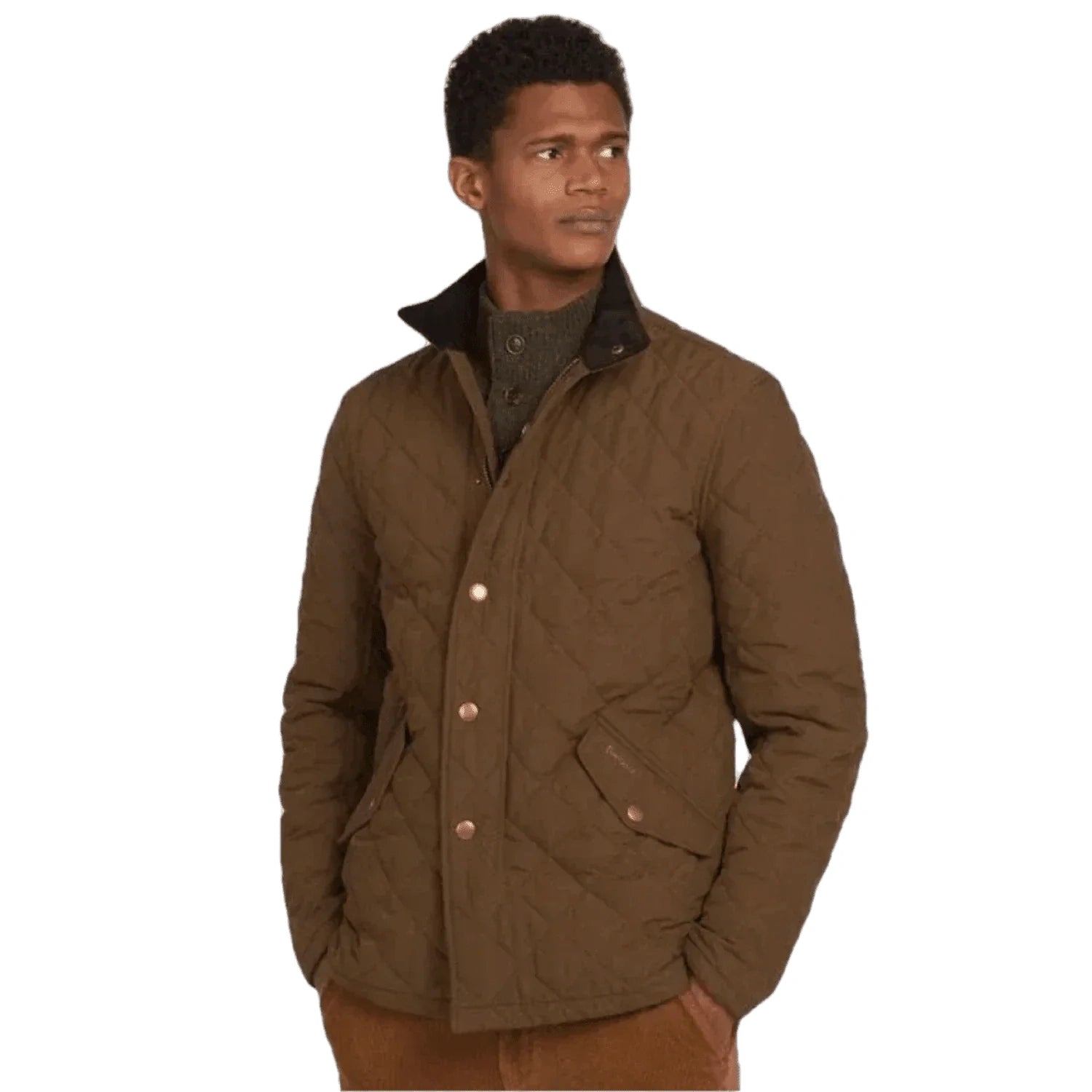 Barbour 01. MENS APPAREL - MENS JACKETS - MENS JACKETS INSULATED Men's Shoveler Quilted Jacket DARK SAND