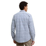 Barbour 01. MENS APPAREL - MENS LS SHIRTS - MENS LS BUTTON UP Men's Southfield Tailored Checked Cord Shirt LIGHT GREY MARL