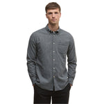 Barbour 01. MENS APPAREL - MENS LS SHIRTS - MENS LS BUTTON UP Men's Turner Tailored Houndstooth Shirt GREY MARL
