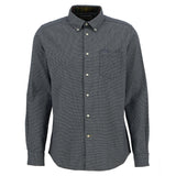 Barbour 01. MENS APPAREL - MENS LS SHIRTS - MENS LS BUTTON UP Men's Turner Tailored Houndstooth Shirt GREY MARL
