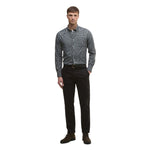 Barbour 01. MENS APPAREL - MENS LS SHIRTS - MENS LS BUTTON UP Men's Turner Tailored Houndstooth Shirt GREY MARL