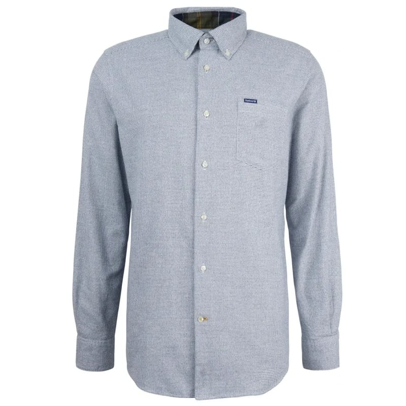 Barbour 01. MENS APPAREL - MENS LS SHIRTS - MENS LS BUTTON UP Men's Barbour Turner Tailored Shirt NY91 NAVY