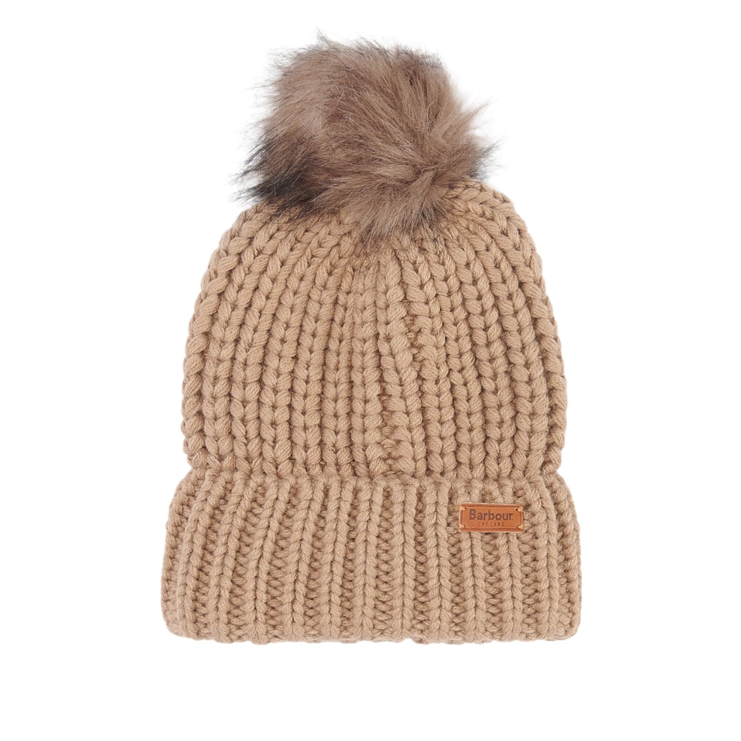 Barbour 11. HATS - HATS WINTER - HATS WINTER Saltburn Beanie MINK OS