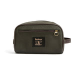 Barbour 09. PACKS|LUGGAGE - LUGGAGE - LUGGAGE ACCESSORIES Barbour Wax Washbag OLIVE BEACON OS