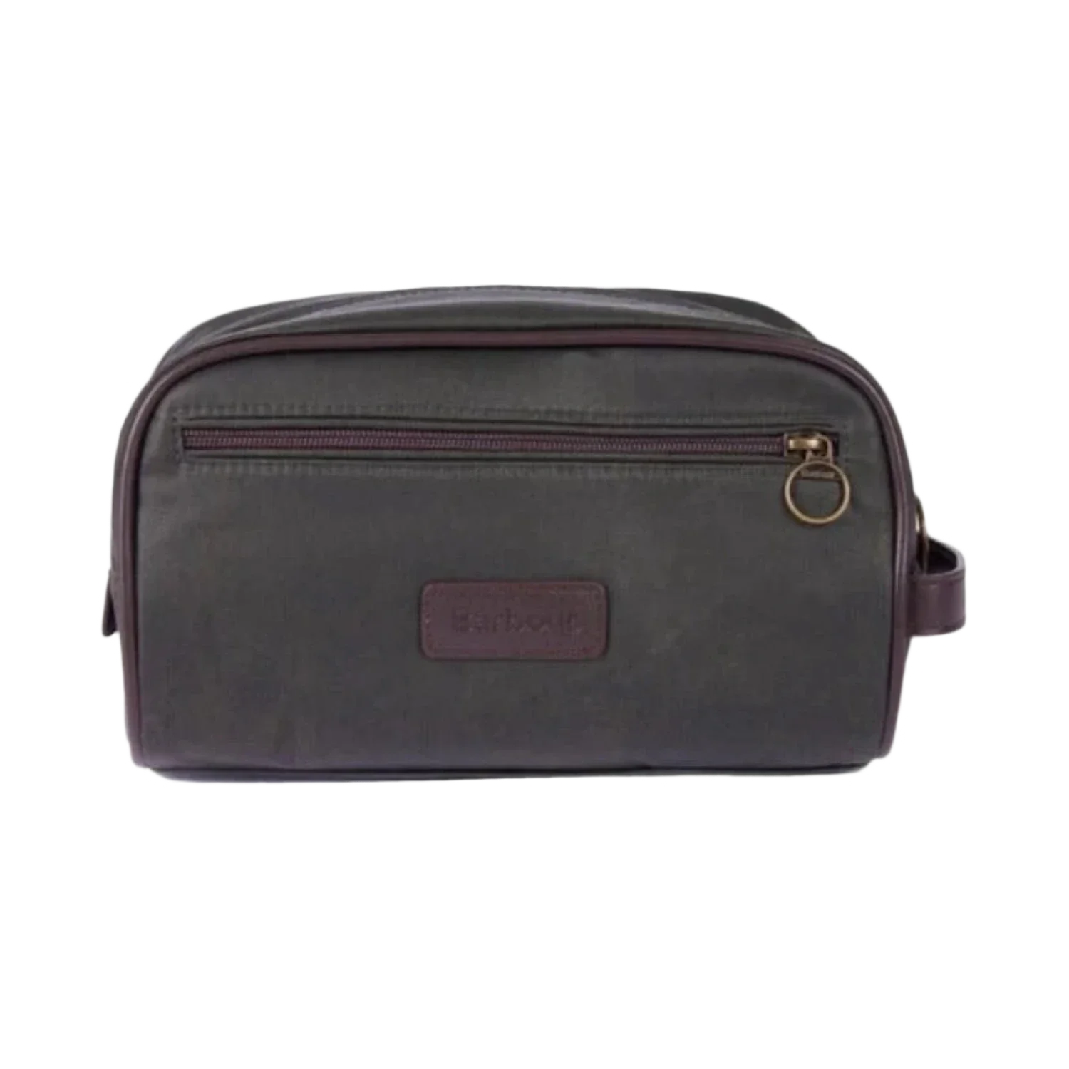 Barbour PACKS|LUGGAGE - LUGGAGE - DUFFELS Barbour Wax Washbag OLIVE|BROWN OS