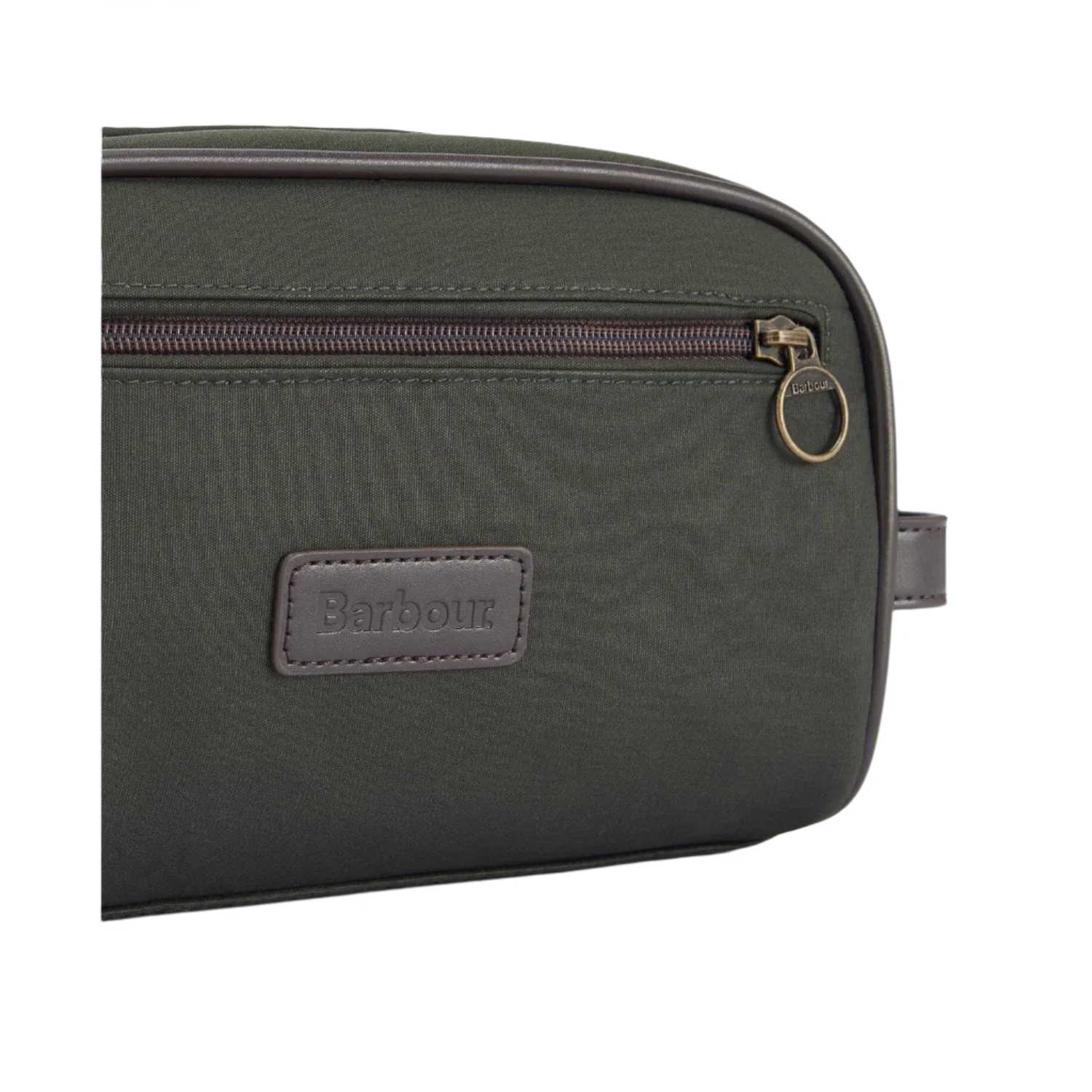 Barbour PACKS|LUGGAGE - LUGGAGE - DUFFELS Barbour Wax Washbag OLIVE|BROWN OS