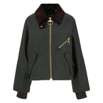 Barbour 02. WOMENS APPAREL - WOMENS JACKETS - WOMENS JACKETS CASUAL Women's Arlene Wax Jacket FERN|ANCIENT TARTAN