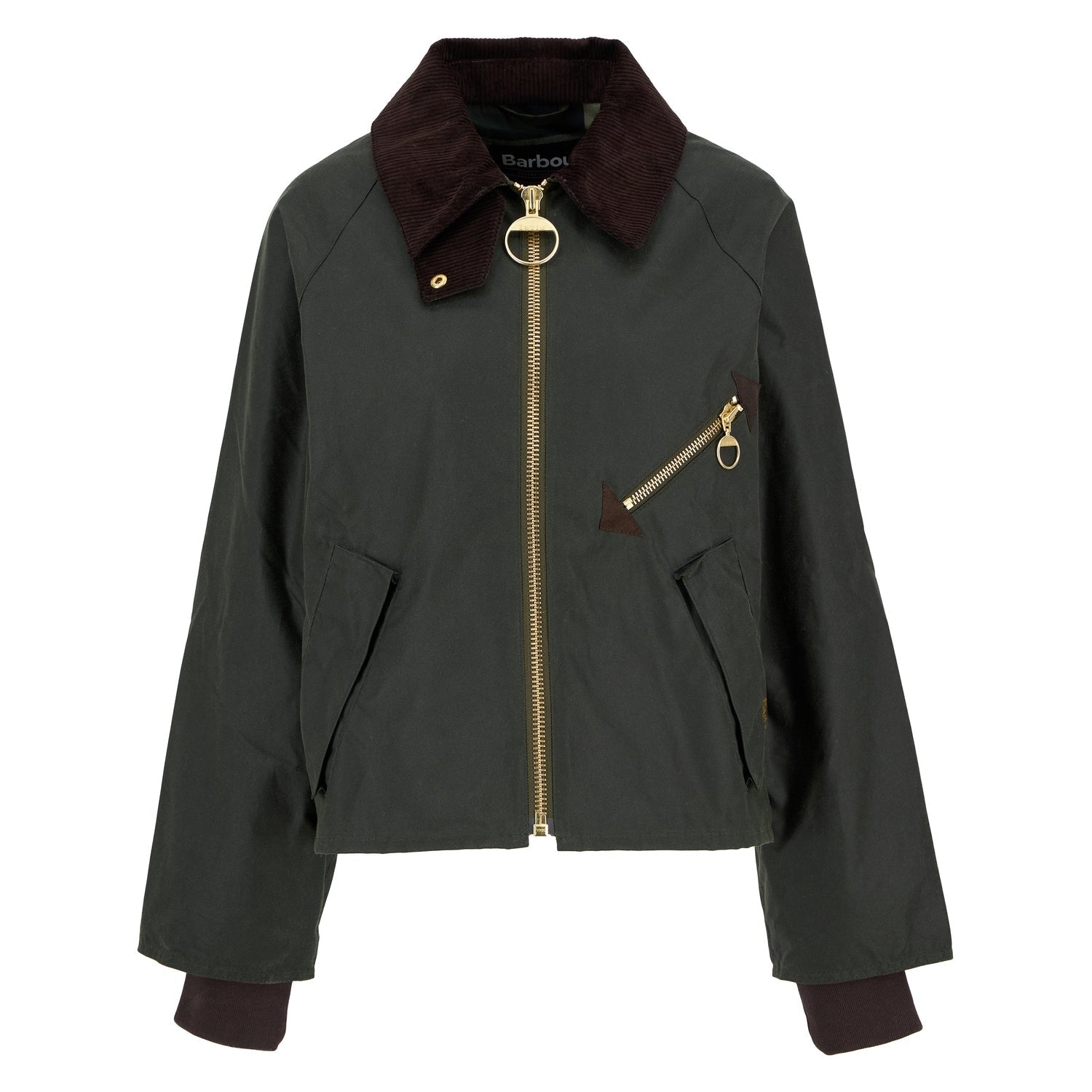 Barbour 02. WOMENS APPAREL - WOMENS JACKETS - WOMENS JACKETS CASUAL Women's Arlene Wax Jacket FERN|ANCIENT TARTAN