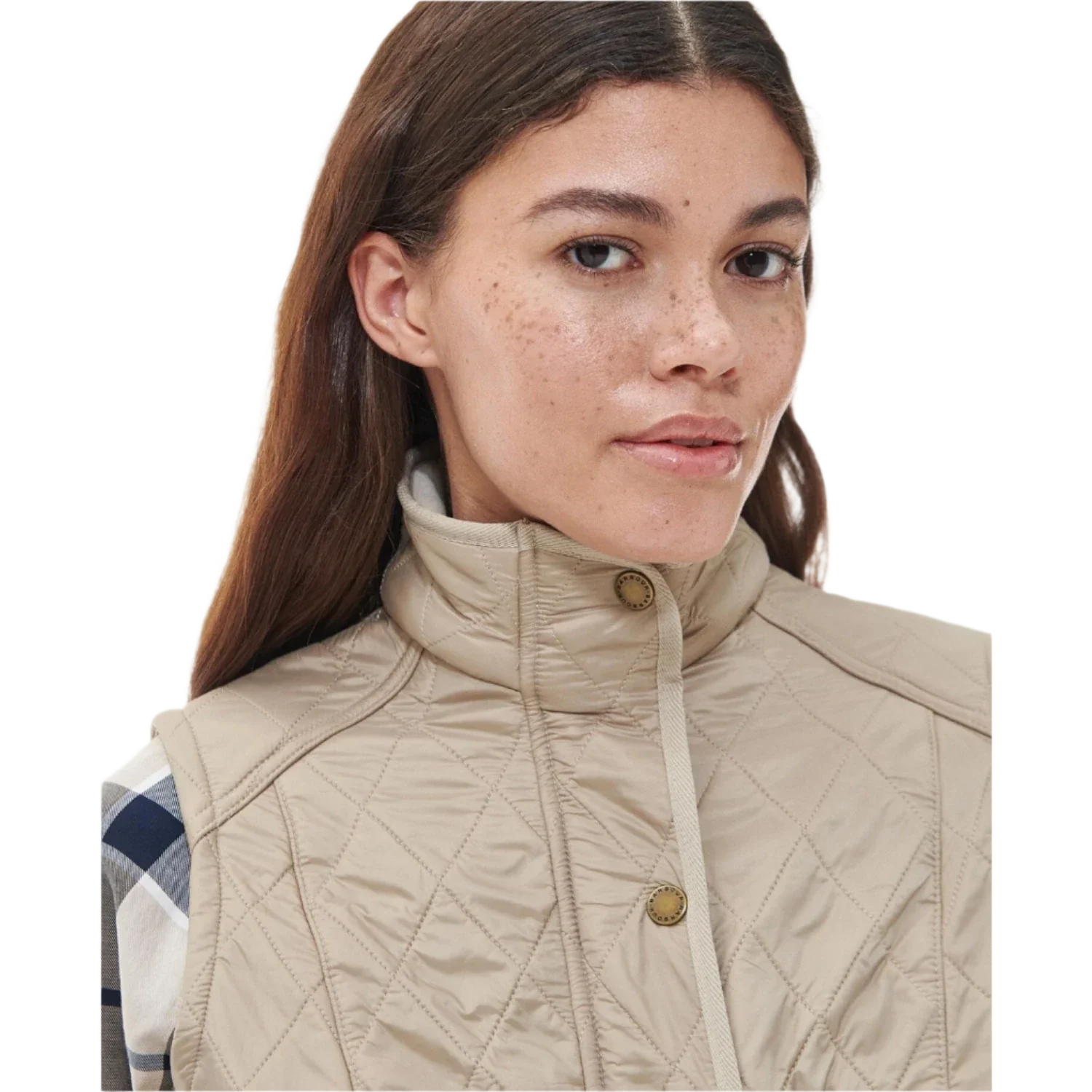 Barbour 02. WOMENS APPAREL - WOMENS VEST - WOMENS VEST INSULATED Women's Barbour Cavalry Gilet ST32 LT FAWN