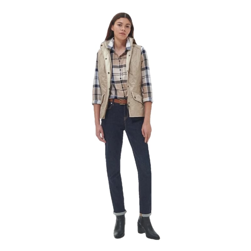 Barbour 02. WOMENS APPAREL - WOMENS VEST - WOMENS VEST INSULATED Women's Barbour Cavalry Gilet ST32 LT FAWN