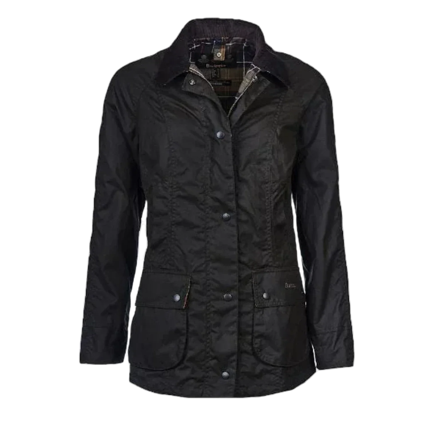 Barbour 02. WOMENS APPAREL - WOMENS JACKETS - WOMENS JACKETS CASUAL Women's Classic Beadnell Wax Jacket OL71 OLIVE