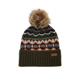 Barbour 11. HATS - HATS WINTER - HATS WINTER Women's Helen Fair Isle Beanie Hat OLIVE OS
