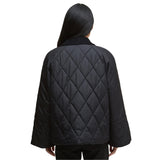 Barbour 02. WOMENS APPAREL - WOMENS JACKETS - WOMENS JACKETS INSULATED Women's Martha Quilted Jacket BLACK|CLASSIC TARTAN