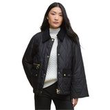 Barbour 02. WOMENS APPAREL - WOMENS JACKETS - WOMENS JACKETS INSULATED Women's Martha Quilted Jacket BLACK|CLASSIC TARTAN