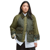 Barbour 02. WOMENS APPAREL - WOMENS JACKETS - WOMENS JACKETS INSULATED Women's Martha Quilted Jacket OLIVE|DARK MOSS|ANCIENT TARTAN