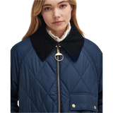 Barbour 02. WOMENS APPAREL - WOMENS JACKETS - WOMENS JACKETS INSULATED Women's Milby Quilted Jacket NAVY|CLASSIC