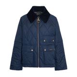 Barbour 02. WOMENS APPAREL - WOMENS JACKETS - WOMENS JACKETS INSULATED Women's Milby Quilted Jacket NAVY|CLASSIC