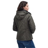 Barbour 02. WOMENS APPAREL - WOMENS JACKETS - WOMENS JACKETS INSULATED Women's Millfire Quilted Jacket GN92 OLIVE|CLASSIC