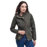 Barbour 02. WOMENS APPAREL - WOMENS JACKETS - WOMENS JACKETS INSULATED Women's Millfire Quilted Jacket GN92 OLIVE|CLASSIC