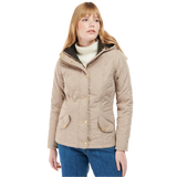 Barbour 02. WOMENS APPAREL - WOMENS JACKETS - WOMENS JACKETS INSULATED Women's Millfire Quilted Jacket BE34 LT TRENCH|CLASSIC