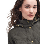 Barbour 02. WOMENS APPAREL - WOMENS JACKETS - WOMENS JACKETS INSULATED Women's Millfire Quilted Jacket GN92 OLIVE|CLASSIC