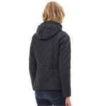 Barbour 02. WOMENS APPAREL - WOMENS JACKETS - WOMENS JACKETS INSULATED Women's Millfire Quilted Jacket BLACK | CLASSIC TARTAN