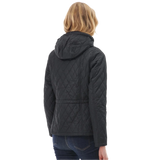 Barbour 02. WOMENS APPAREL - WOMENS JACKETS - WOMENS JACKETS INSULATED Women's Millfire Quilted Jacket BLACK | CLASSIC TARTAN