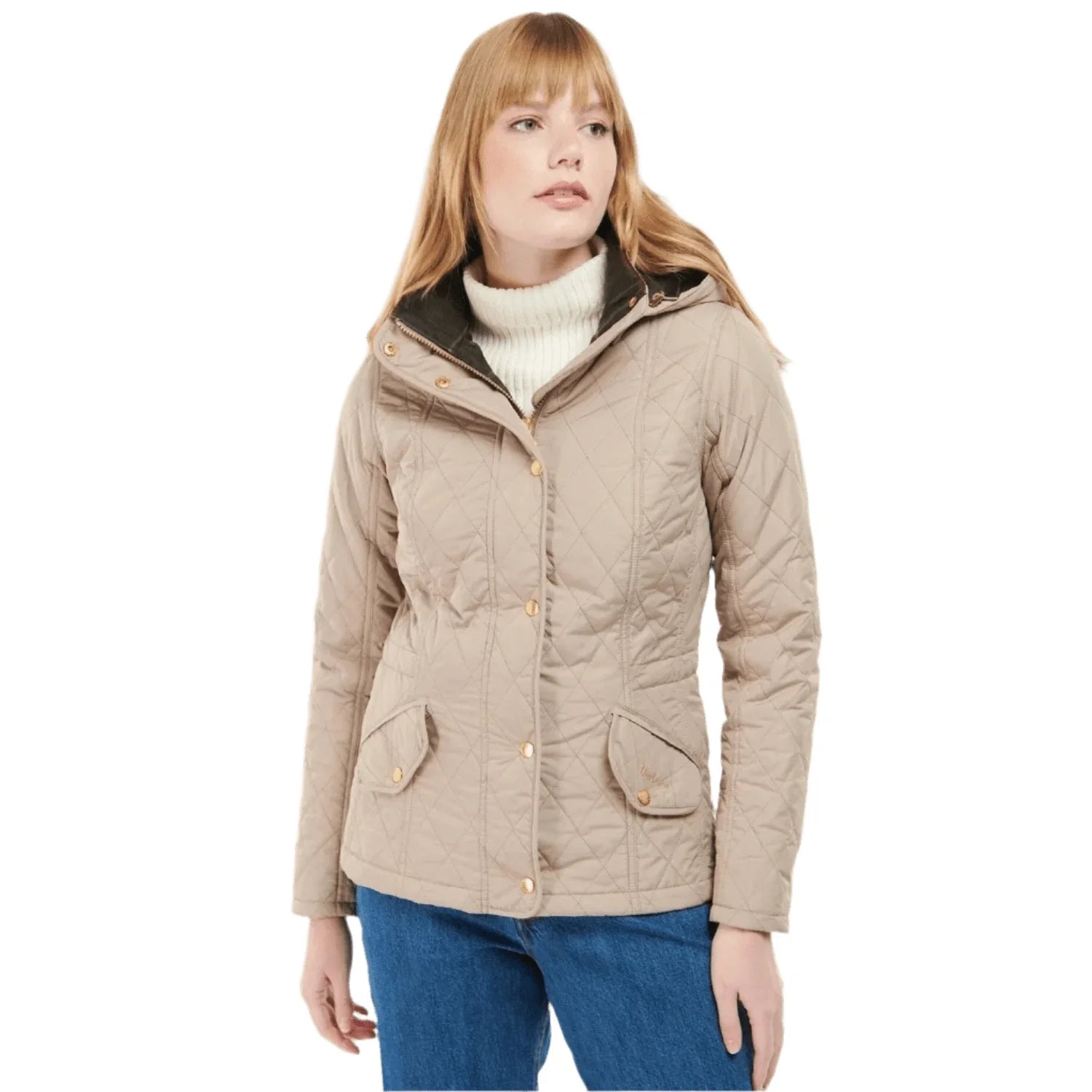 Barbour 02. WOMENS APPAREL - WOMENS JACKETS - WOMENS JACKETS INSULATED Women's Millfire Quilted Jacket BE34 LT TRENCH|CLASSIC