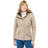 Barbour 02. WOMENS APPAREL - WOMENS JACKETS - WOMENS JACKETS INSULATED Women's Millfire Quilted Jacket BE34 LT TRENCH|CLASSIC