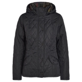 Barbour 02. WOMENS APPAREL - WOMENS JACKETS - WOMENS JACKETS INSULATED Women's Millfire Quilted Jacket BLACK | CLASSIC TARTAN