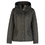 Barbour 02. WOMENS APPAREL - WOMENS JACKETS - WOMENS JACKETS INSULATED Women's Millfire Quilted Jacket GN92 OLIVE|CLASSIC