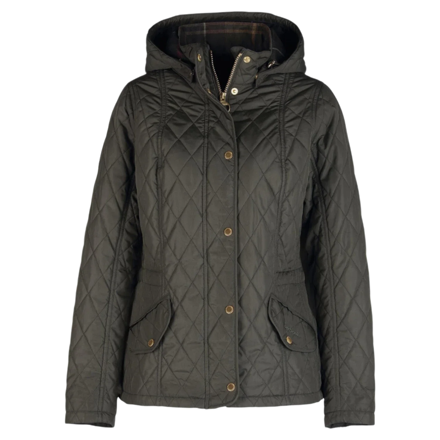 Barbour 02. WOMENS APPAREL - WOMENS JACKETS - WOMENS JACKETS INSULATED Women's Millfire Quilted Jacket GN92 OLIVE|CLASSIC