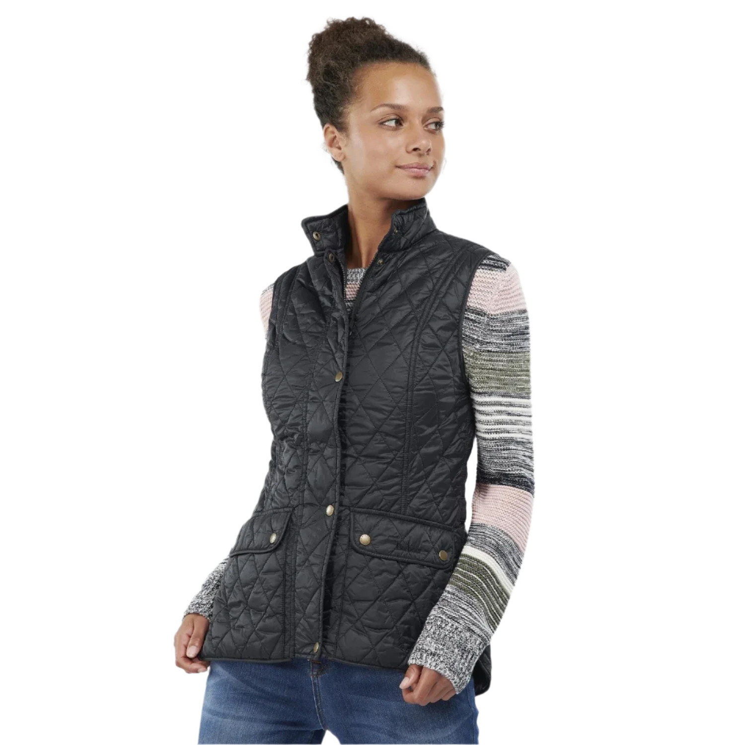 Barbour 02. WOMENS APPAREL - WOMENS VEST - WOMENS VEST INSULATED Women's Otterburn Gilet BLACK