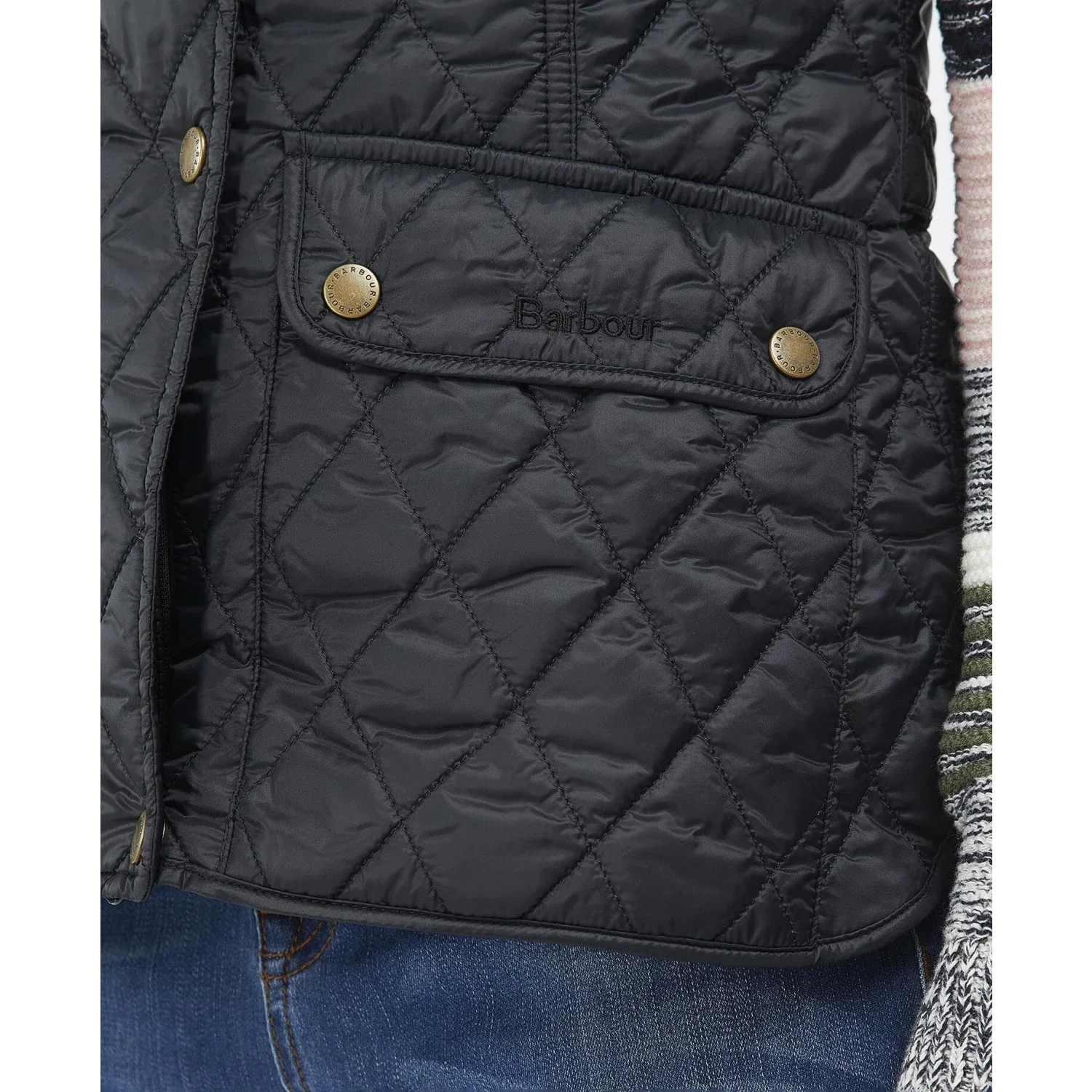 Barbour 02. WOMENS APPAREL - WOMENS VEST - WOMENS VEST INSULATED Women's Otterburn Gilet BLACK