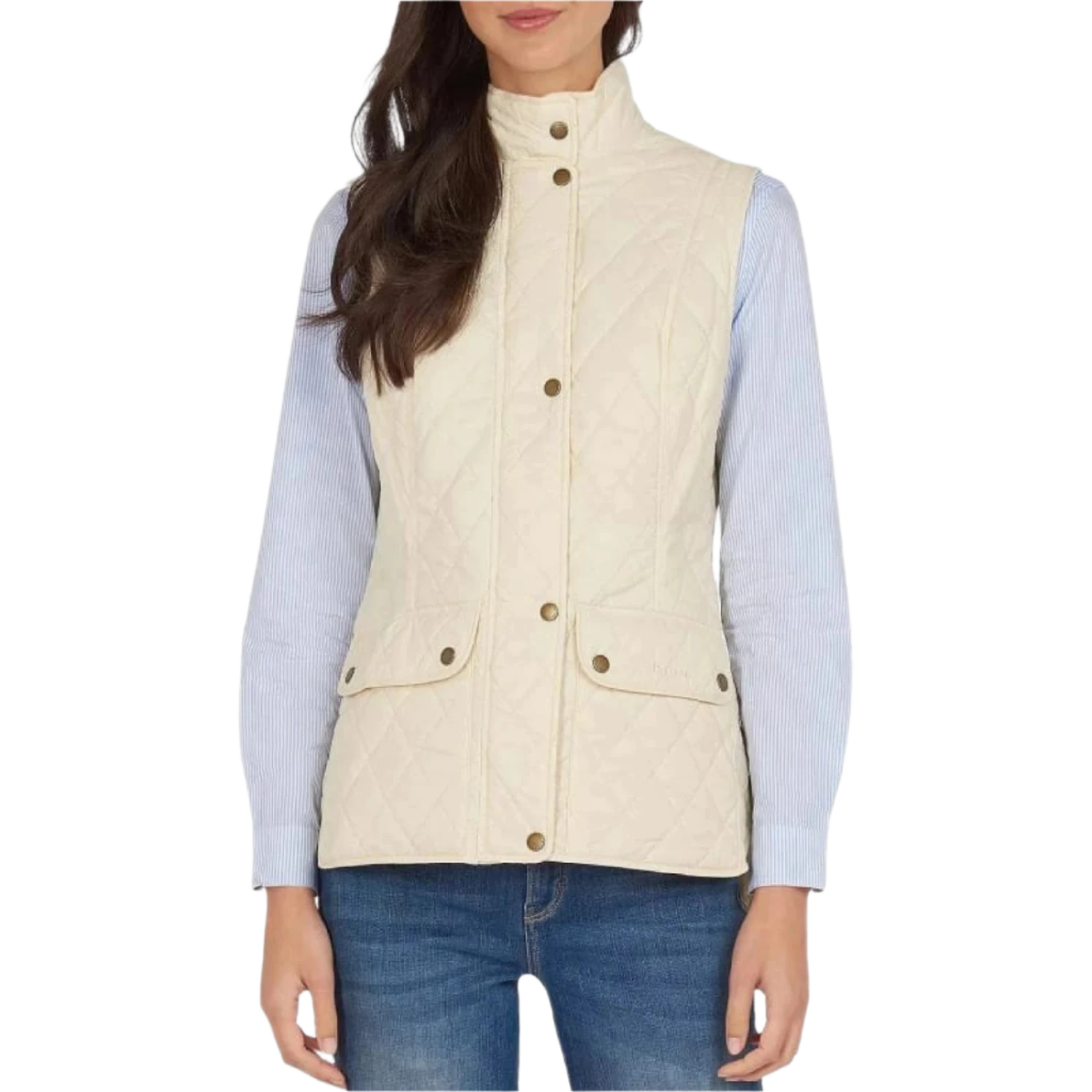 Barbour 02. WOMENS APPAREL - WOMENS VEST - WOMENS VEST INSULATED Women's Otterburn Gilet SUMMER PEARL