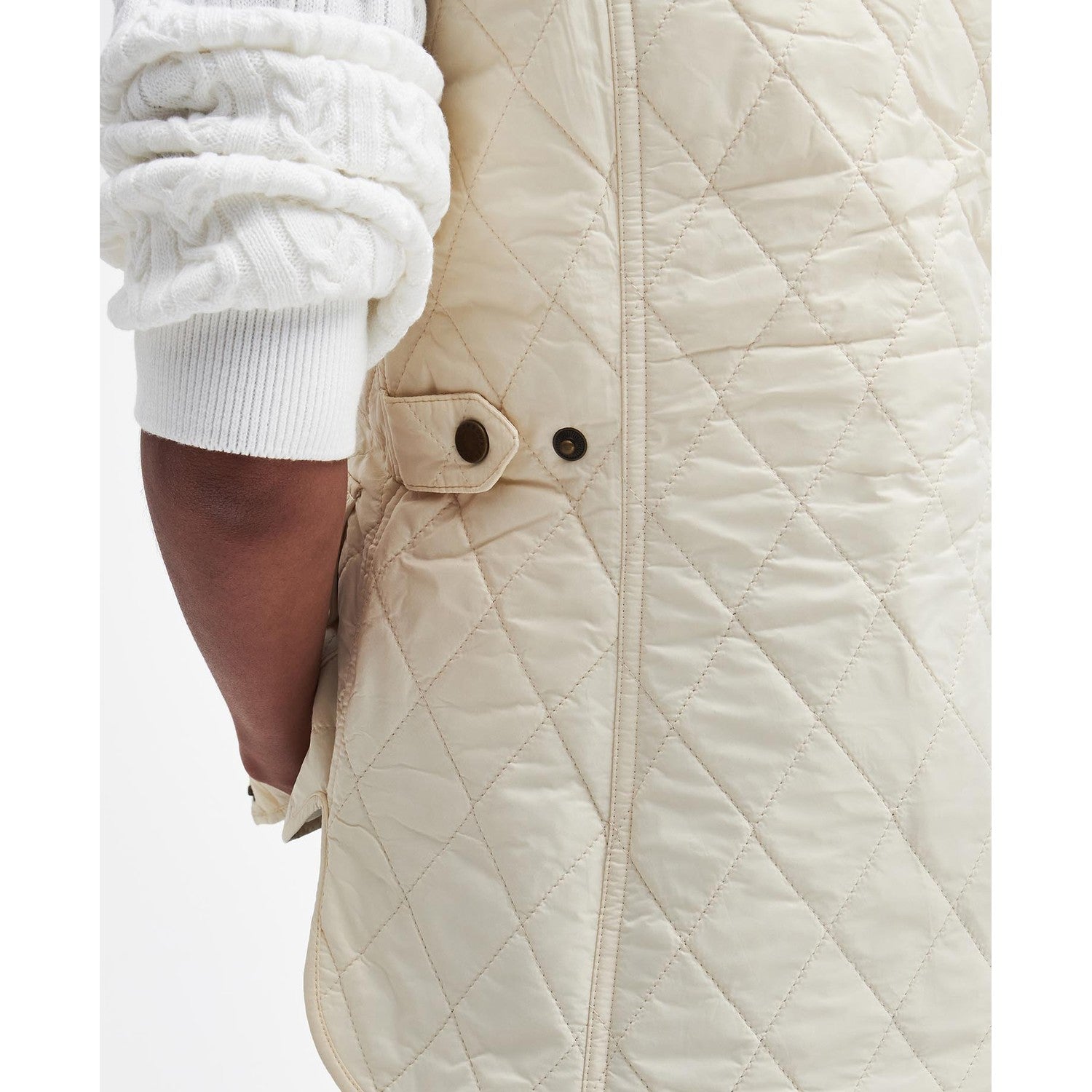 Barbour 02. WOMENS APPAREL - WOMENS VEST - WOMENS VEST INSULATED Women's Otterburn Gilet SUMMER PEARL