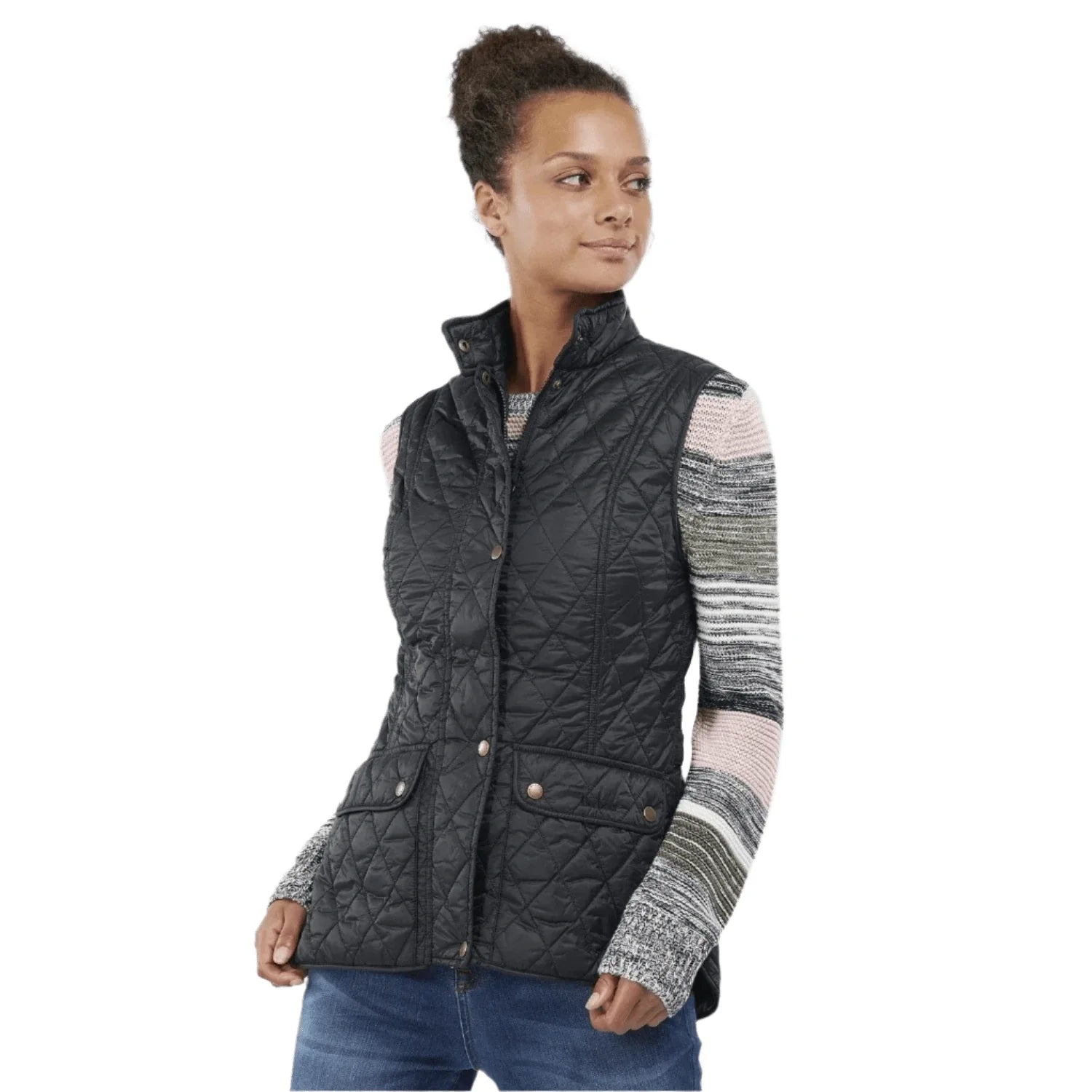 Barbour 02. WOMENS APPAREL - WOMENS VEST - WOMENS VEST INSULATED Women's Otterburn Gilet BLACK