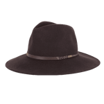 Barbour 11. HATS - HATS WINTER - HATS WINTER Women's Tack Fedora CHOCOLATE | PRALINE