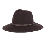 Barbour 11. HATS - HATS WINTER - HATS WINTER Women's Tack Fedora CHOCOLATE | PRALINE