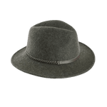 Barbour 11. HATS - HATS WINTER - HATS WINTER Women's Tack Fedora OLIVE MELANGE