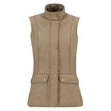 Barbour 02. WOMENS APPAREL - WOMENS VEST - WOMENS VEST INSULATED Women's Wray Gilet MILITARY BROWN