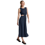 Beyond Yoga 02. WOMENS APPAREL - WOMENS DRESS|SKIRT - WOMENS DRESS CASUAL Women's Around The World Front Twist Dress NOCTURNAL NAVY