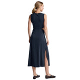 Beyond Yoga 02. WOMENS APPAREL - WOMENS DRESS|SKIRT - WOMENS DRESS CASUAL Women's Around The World Front Twist Dress NOCTURNAL NAVY