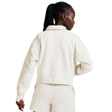 Beyond Yoga 02. WOMENS APPAREL - WOMENS HOODIES|SWEATERS - WOMENS PO SWEATERS Women's Luxefleece Collared Sweatshirt FRESH SNOW