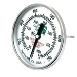 Big Green Egg 14. GRILLING - BIG GREEN EGGCESSORIES - BIG GREEN EGGCESSORIES 2 in Dial Temperature Gauge