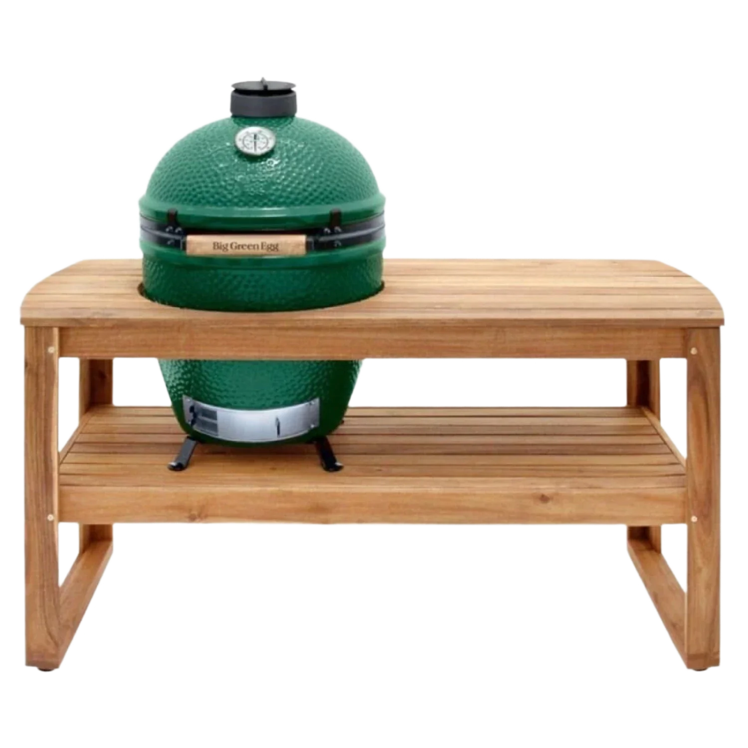 Big Green Egg 14. GRILLING - BIG GREEN EGGCESSORIES - BIG GREEN EGGCESSORIES Acacia Hardwood Table - Large